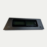 IRONHAUL truck canopy side sliding window with black aluminum panel and tinted glass