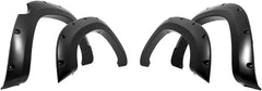 RAM - Pocket Riveted Fender Flares 4PC | Paintable Textured Black Paintable