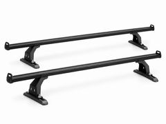 Pair of IRONHAUL extended canopy cross bars on a white background