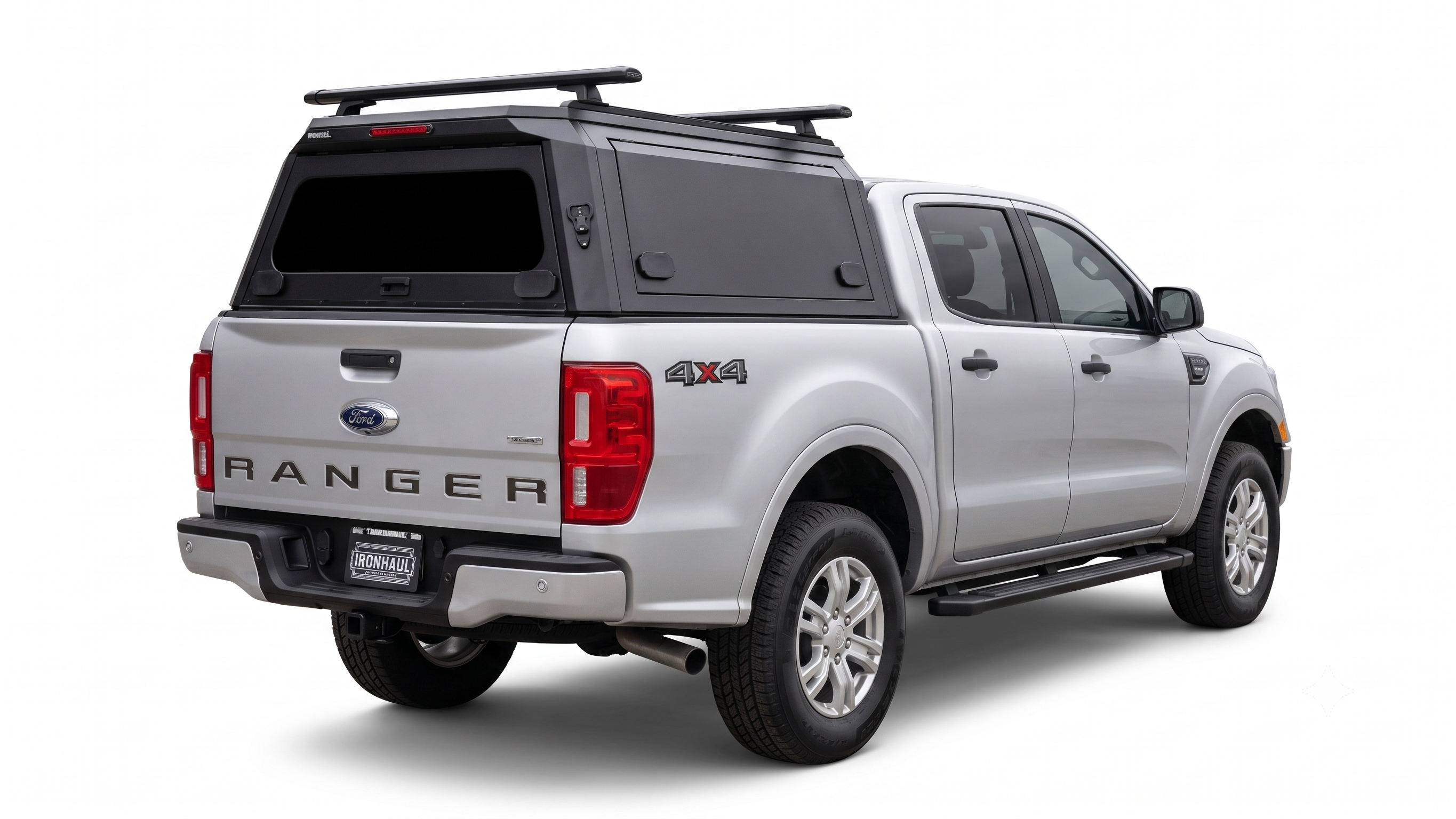 IRONHAUL truck canopy on a pickup truck in the mountains of Western Canada